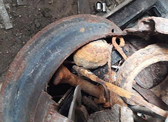 В Барановичах кто-то сдал на металлолом части гранаты и артиллерийских снарядов