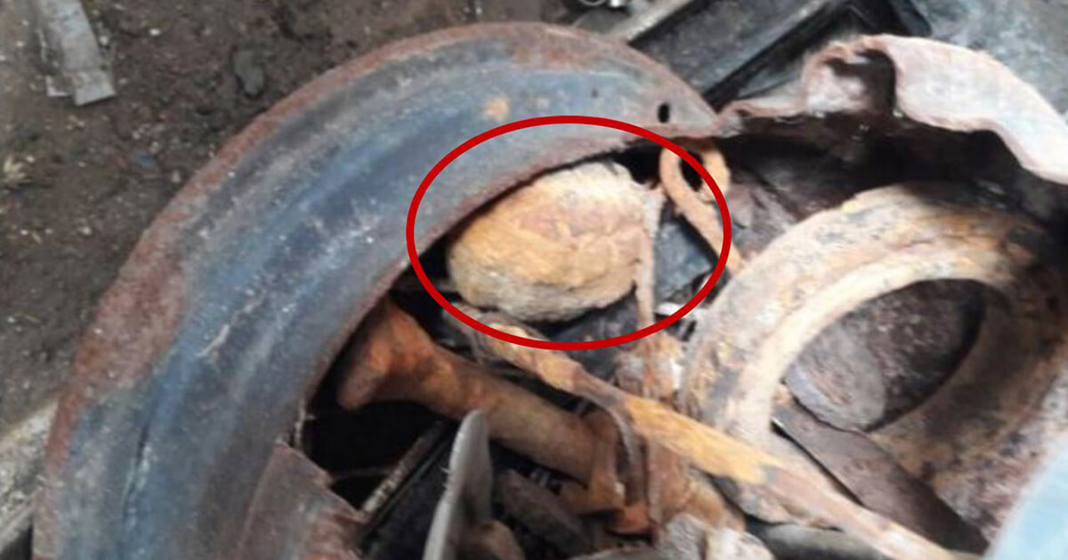 В Барановичах кто-то сдал на металлолом части гранаты и артиллерийских снарядов