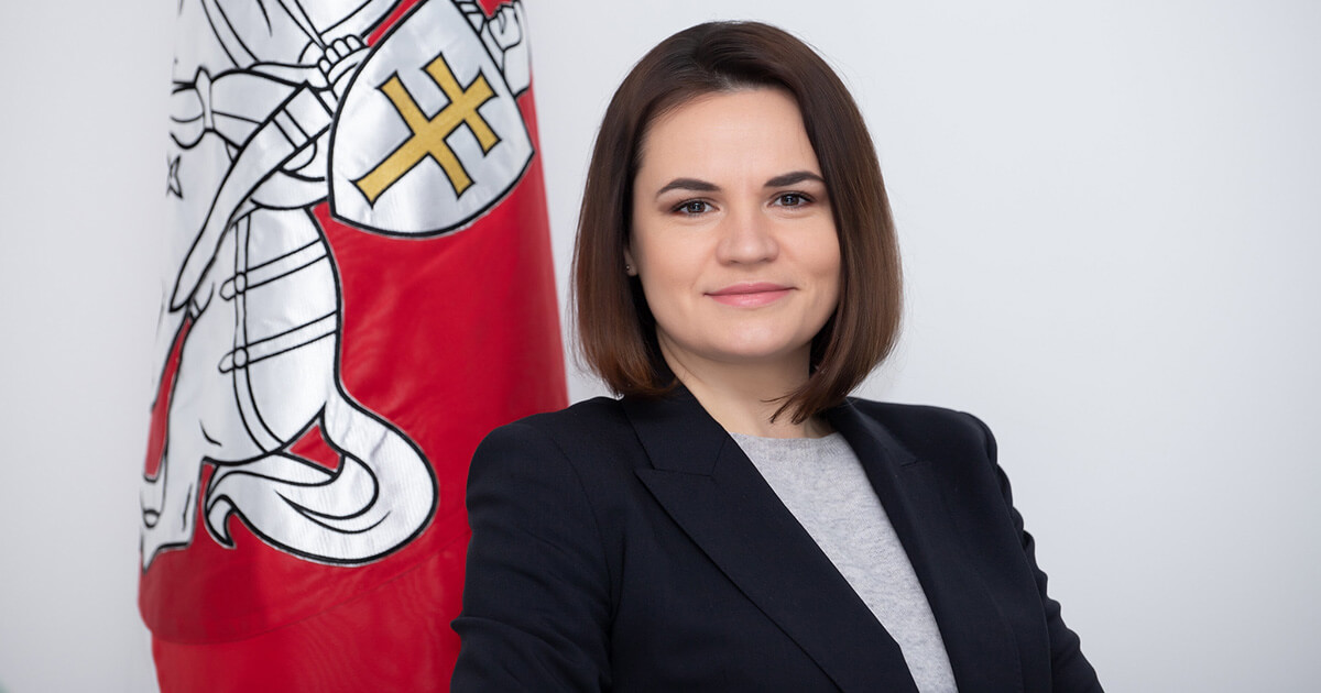 Святлана Ціханоўская павіншавала беларусаў з нагоды 30-й гадавіны незалежнасці Беларусі