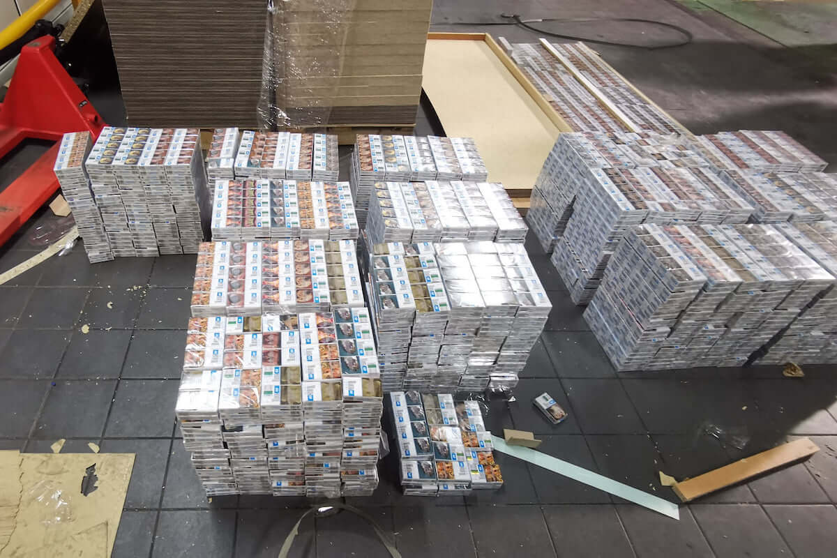 In Lithuania, the smuggling of Belarusian cigarettes worth €300 thousand was detained again