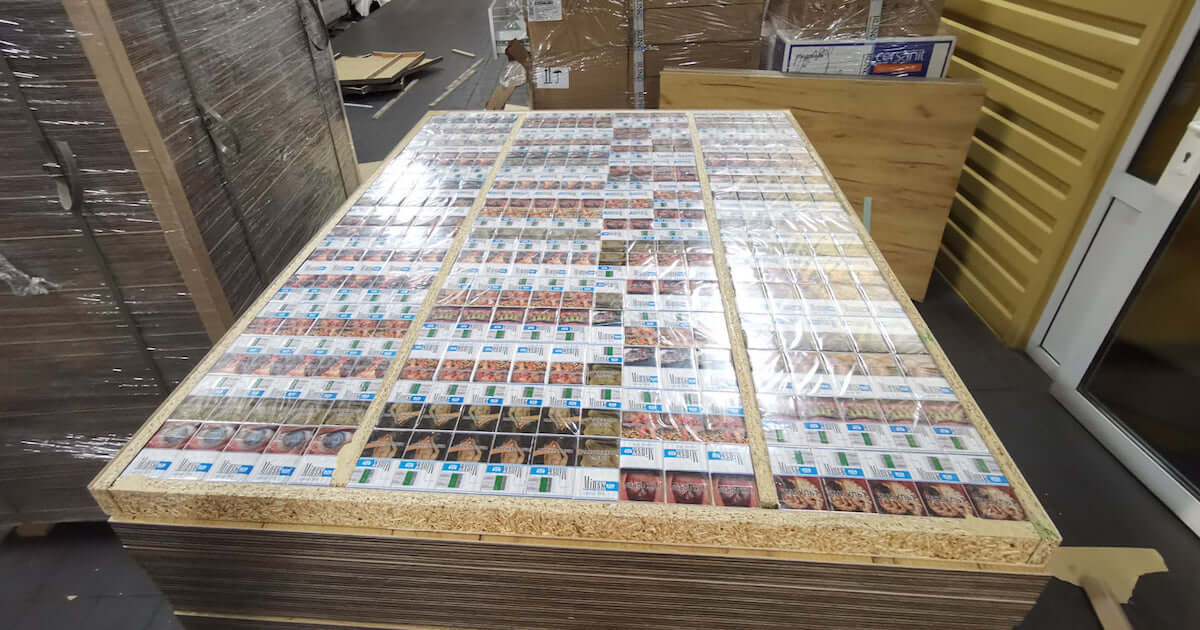 У Літве зноў затрымалі кантрабанду беларускіх цыгарэт — на €300 тысяч