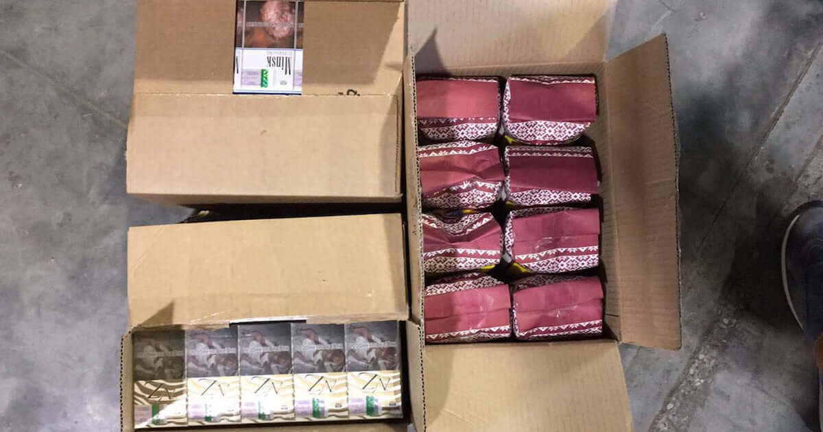 У Літве затрымалі кантрабанду беларускіх цыгарэт пад выглядам бульбянога пюрэ