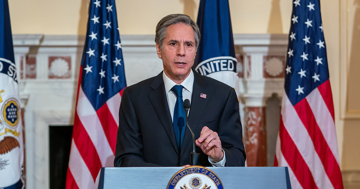 Блинкен: «Мы поддерживаем беларусский народ сегодня и каждый день»