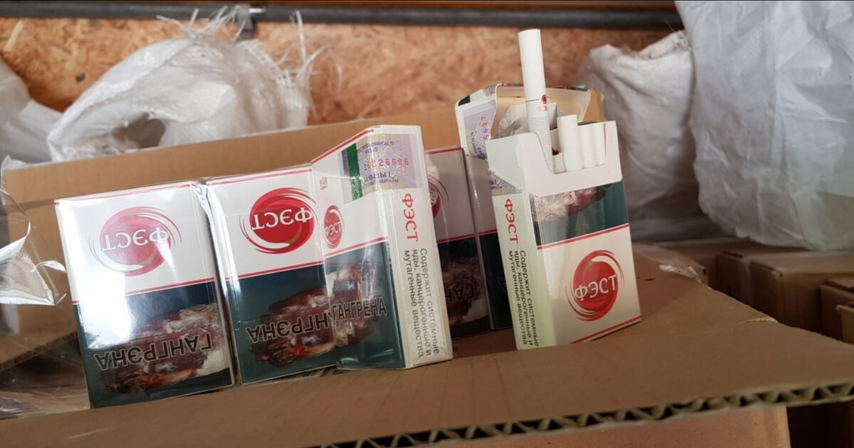 У Літве затрымалі адну з найбуйнейшых партый кантрабанды беларускіх цыгарэт