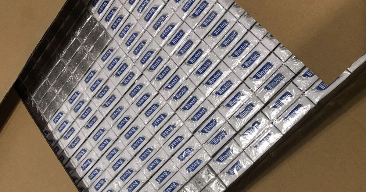 У Літве затрымалі кантрабанду цыгарэт пад выглядам мінеральнай ваты