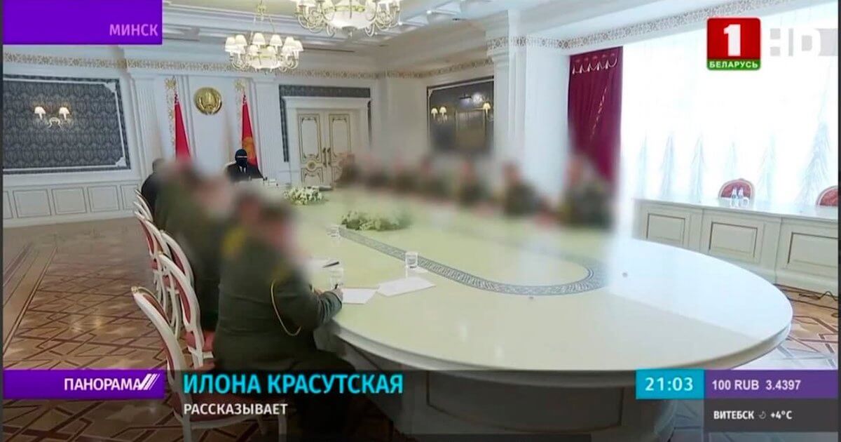 No cool dudes. The security forces are shown on TV, and Belarusians laugh at this