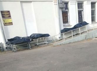 Фото дня: в Витебском морге не хватает места