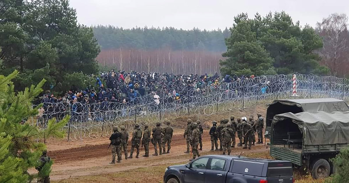 Фотофакт: миграционный кризис на польско-беларусской границе