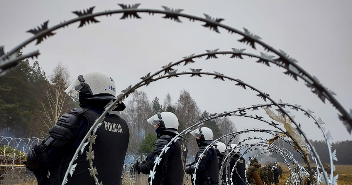 Фотофакт: миграционный кризис на польско-беларусской границе