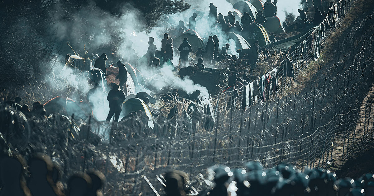 Мигранты на беларусско-польской границе. Среда