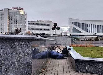 Photo: Migrants sleep in the street in the center of Minsk and a kilometer from the Polish border?