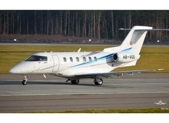 В Беларусь прилетал новый самолет швейцарского производителя бизнес-джетов Pilatus