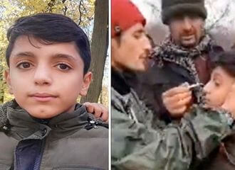 «Я не мог бачыць гадзіну»: СМІ знайшлі хлопчыка, якому дзьмулі ў вочы дымам