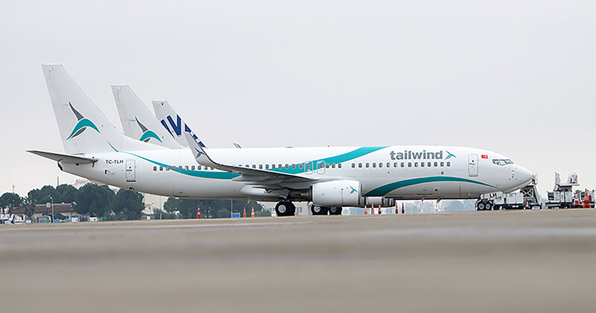 Авиакомпания Tailwind Airlines прекратила полёты в Беларусь