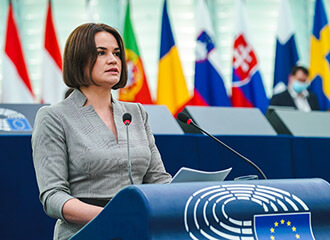 ​Светлана Тихановская в ООН призвала признать Беларусь страной под временной военной оккупацией