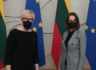 Sviatlana Tsikhanouskaya met with the Prime Minister of Lithuania