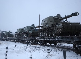 The Ministry of Defense showed Russian self-propelled artillery in Brest