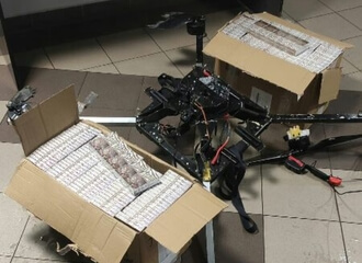 A drone with Belarusian cigarettes was intercepted in Lithuania