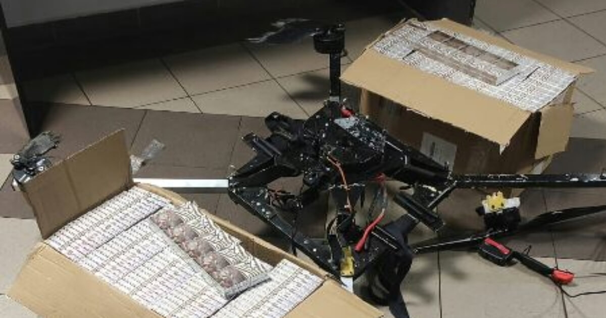A drone with Belarusian cigarettes was intercepted in Lithuania