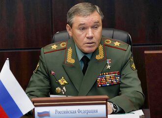 The head of the Russian General Staff arrives in Belarus
