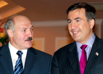 Saakashvili told about secret meetings with Lukashenka in London