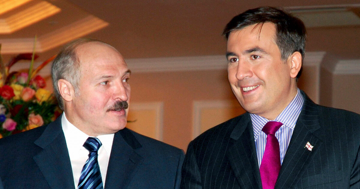 Saakashvili told about secret meetings with Lukashenka in London