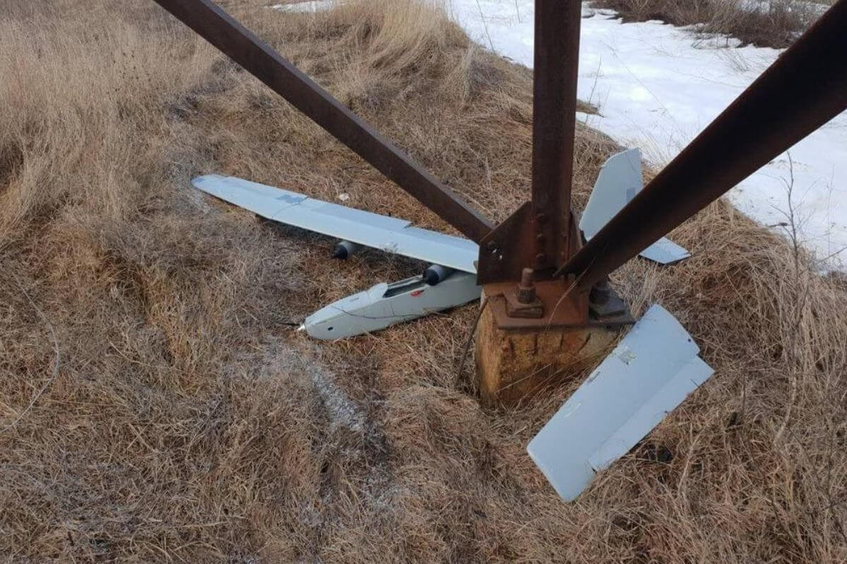 What is similar and different between the UAV found in Ukraine and the one downed in Belarus?