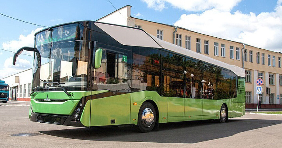 MAZ became the fourth in the Russian bus market in January