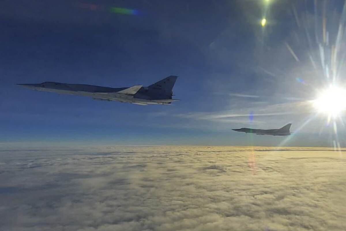 Russian bombers patrol Belarusian airspace