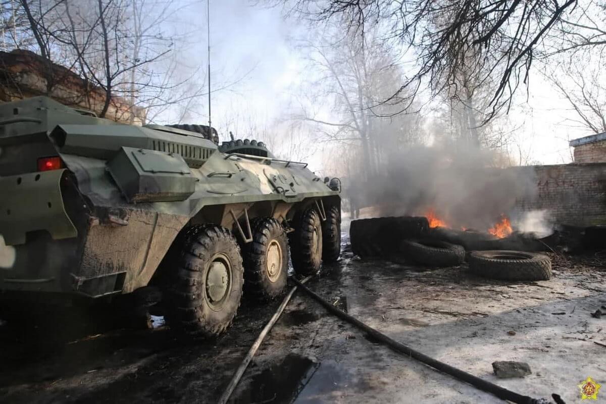 Destruction of illegal armed groups was practiced in Gomel region