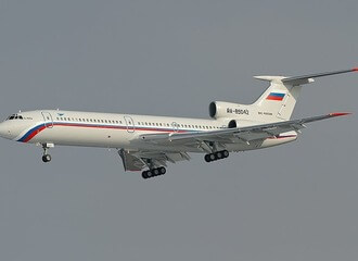 В Беларусь летит Ту-154 ВКС РФ, ранее он летал в Сирию