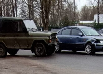 В Михановичах произошло очередное ДТП с участием техники ВС РФ