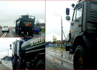 Очередное ДТП с участием техники ВС РФ произошло в Гомеле