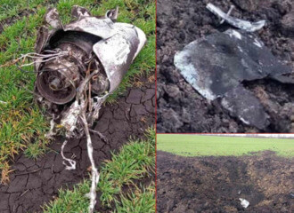 Пад Давыд-Гарадком знайшлі абломкі крылатай ракеты