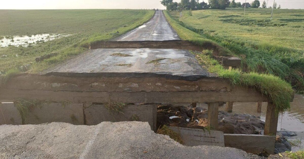 В Брестской области обрушился мост