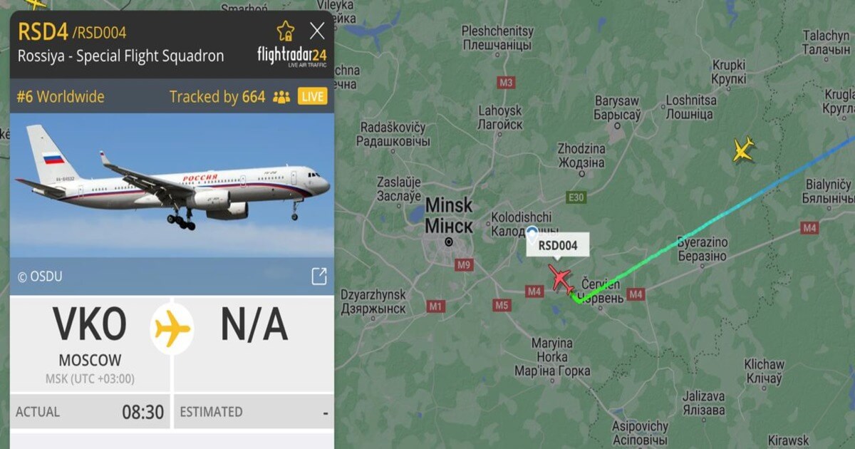 В Минск прилетел Володин: С утра в Минск слетаются правительственные борты РФ