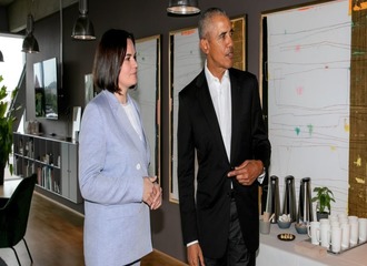 Светлана Тихановская встретилась с Бараком Обамой