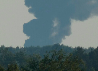 Waste warehouse of the Asipovichy Plant of Automobile Units was on fire