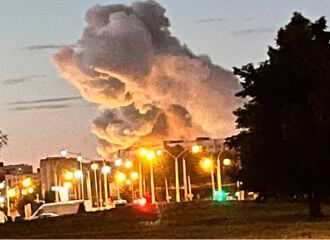 Ночью в Минске произошло возгорание и взрыв алюминиевой пудры на Минском комбинате силикатных изделий