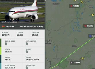 Лукашенко прилетел на военный аэродром «Хотилово»