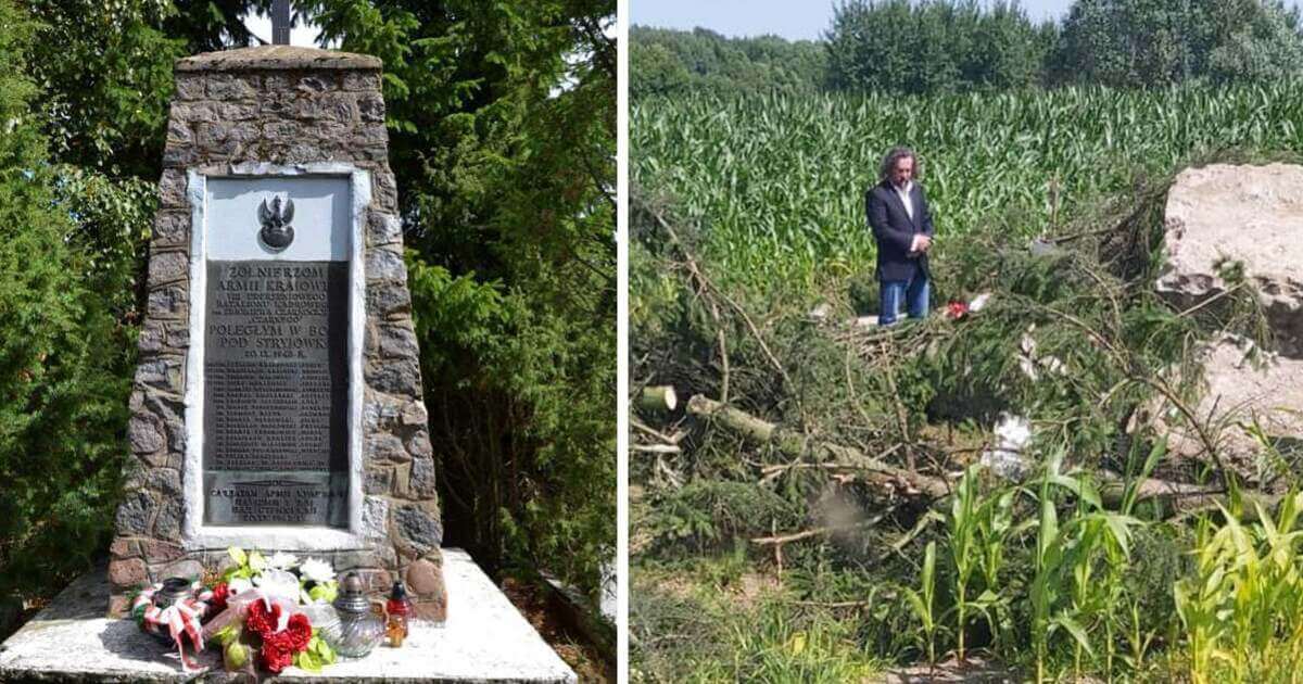 В Гродненской области уничтожили очередное захоронение воинов Армии Крайовой