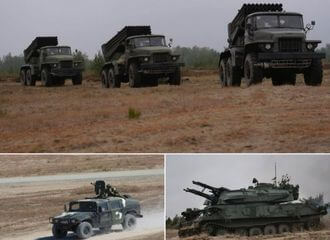 Беларусские военные проверяют на учениях проверяют старую технику, снятую с хранения?