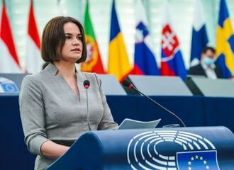 «Свободная демократическая Беларусь будет лучшей санкцией против Путина»: Тихановская в Европарламенте призвала признать Объединенный переходный кабинет Беларуси