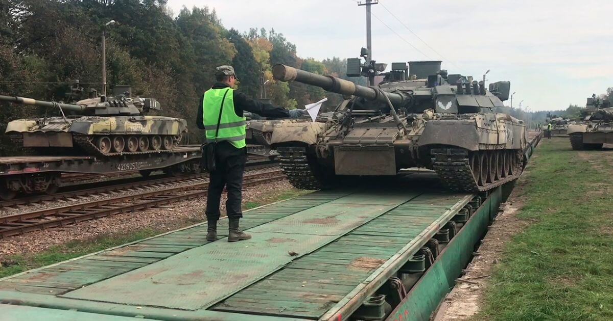 Ещё один эшелон с обученными в Беларуси мобилизованными ВС РФ переброшен в направлении Луганска