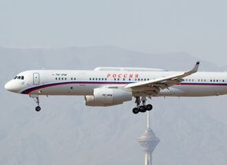 В Беларусь летит правительственный борт РФ, оборудованный узлом спецсвязи