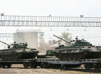 РФ пачала перакідваць ваенную тэхніку на поўдзень Беларусі