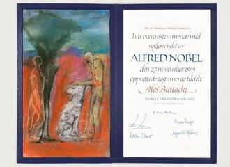 Алесь Бяляцкі ўзнагароджаны Нобелеўскай прэміяй міру 2022 года