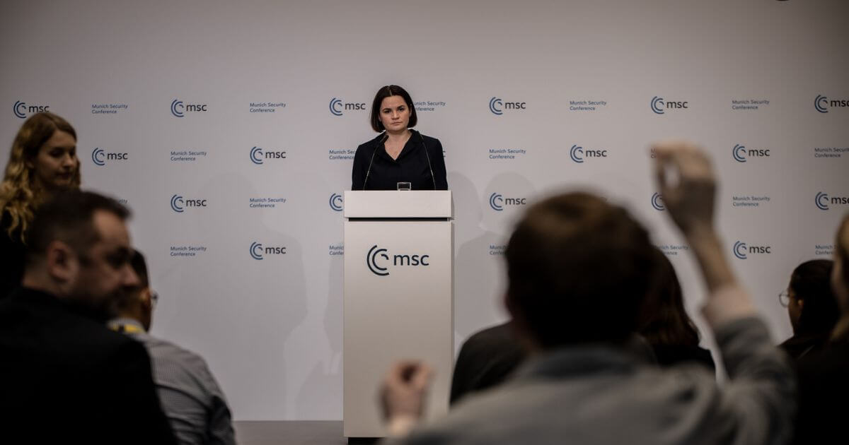 Тихановская на Мюнхенской конференции: «Беларусь должна выйти из ОДКБ и Союзного государства»