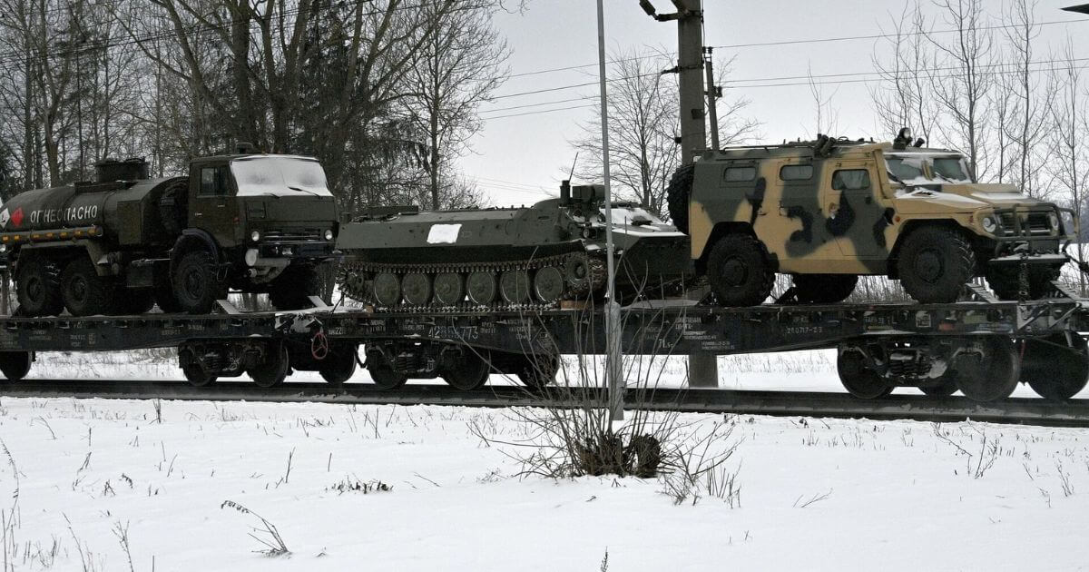 Ещё один эшелон с техникой ВС РФ убыл из Беларуси в направлении Донецкой области (Украина)