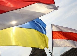 5 мінчан затрымалі за вывешванне БЧБ і ўкраінскага сцягоў